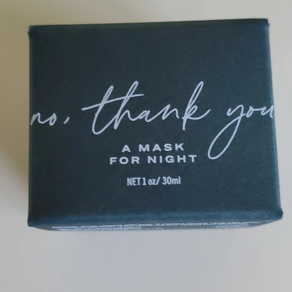 No, thank you Skincare A Mask for Night  NEW  Manuka Honey-packed Overnight Face